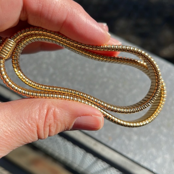 J. Crew Gold Coil Wrap Bracelet - Picture 13 of 14